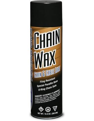 Maxima Chain Wax Chain Lube Large (Cera para cadenas) (Spray 13,5 Onzas (400ml))