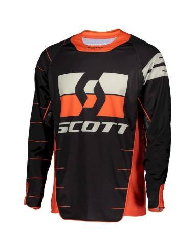 Camiseta Scott Enduro color Negro/Naranja
