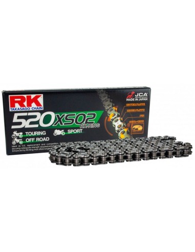 Cadena 520 RK XSO2 120 pasos Reforzada con retenes