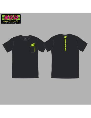 Camiseta Manga Corta Bud Racing B-Logo Pocket Negra