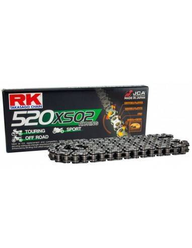 Cadena 520 RK XSO2 120 pasos Reforzada con retenes