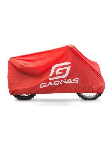 Funda Protectora de Moto para Exterior en color Rojo con Logo GasGas (Original)