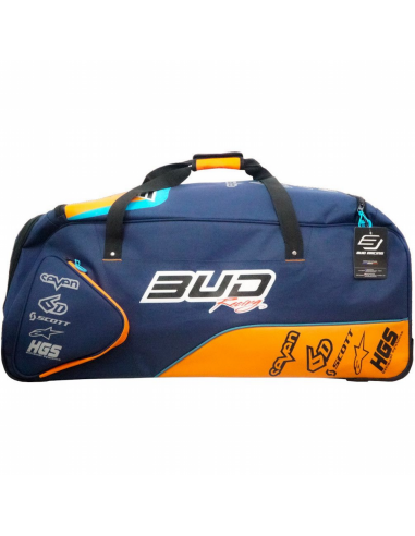 Maleta/Bolsa de Viaje Grande con Ruedas BUD Racing Naranja/Azul