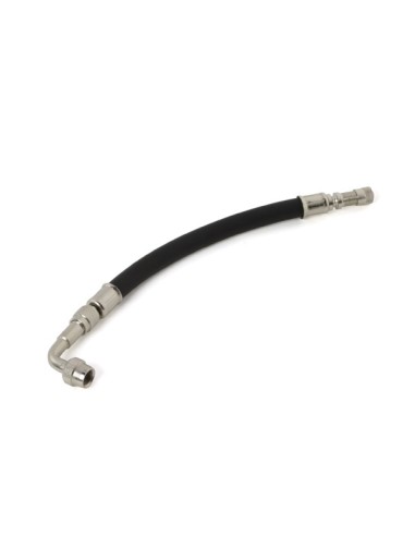 Extensión de Válvula de Aire con Latiguillo Negro 150mm DRC