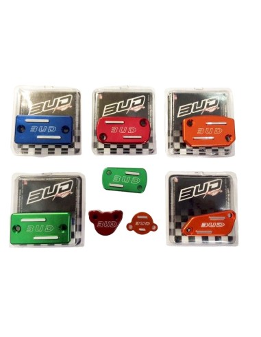 Tapa de Bomba de Freno Delantera BUD Verde Kawasaki + Suzuki + Yamaha (Consultar Modelos)
