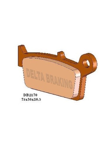 Pastillas de Freno Sinterizadas Delta YZ 125 1998-2002 + Tras CR 125 1995-2001 Tras + KX 125/250 1995-2008 Tras