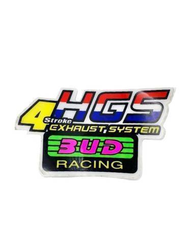 Adhesivo para Escape HGS 4T Logo Bud (Mini 76 x 40mm)