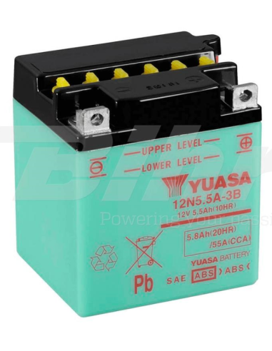 Bateria Yuasa 12N5.5A-3B Combipack (con acido)