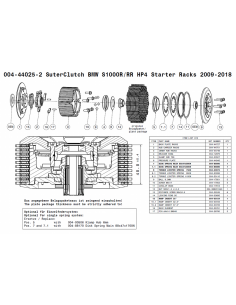 Embrague antirebote Suter BMW S1000R/RR/HP4 2009-2018 con... 2