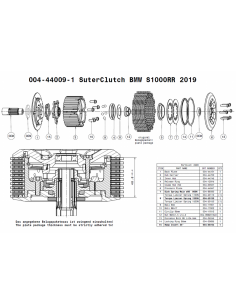 Embrague antirebote Suter BMW S1000RR 2019 2