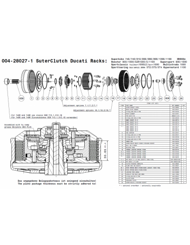 Embrague antirebote Suter Ducati Supersport...