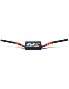 Manillar Neken 28.6mm Modelo 121 Color Azul-Naranja