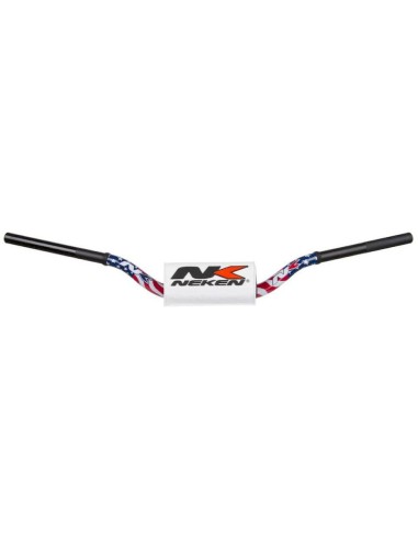 Manillar Neken 28.6mm Modelo 133 Color Usa-Blanco