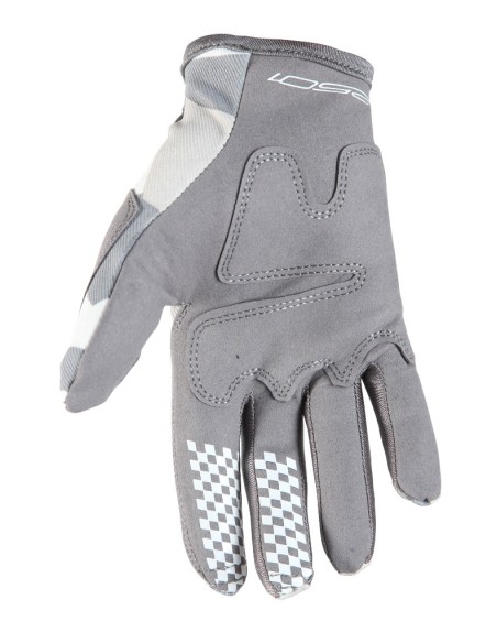 Guantes BUD MX 2501 Color Blanco/Gris Camuflaje