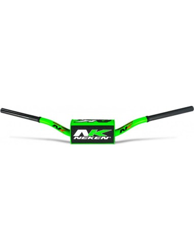 Manillar Neken 28.6mm Color Verde Fluor