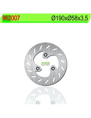Disco de Freno NG 007 Ø190 x Ø58 x 3.5 (DIS007)