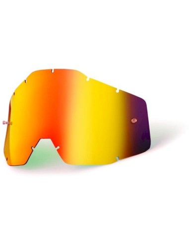 Lente 100% Red Mirror Strata/Accuri/Racecraft