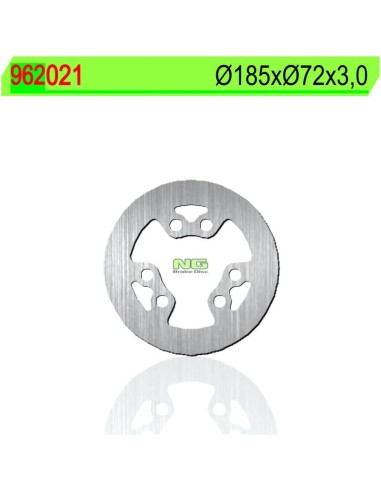 Disco de Freno NG 021 Ø185 x Ø72 x 3 (DIS021)