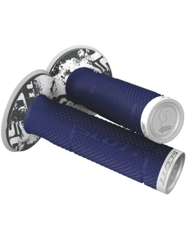 Juego Puños Scott SX II + Donut color Blanco/Azul