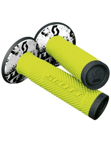Juego Puños Scott SX II + Donut Negro/Amarillo...