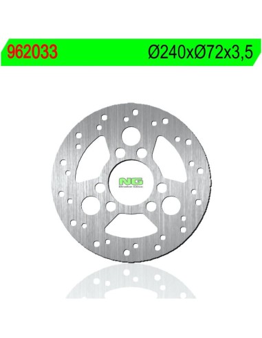 Disco de Freno NG 033 Ø240 x Ø72 x 3.5 (DIS033)