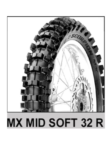 Neumatico 90/100-14 Pirelli Scorpion Mid/Soft...