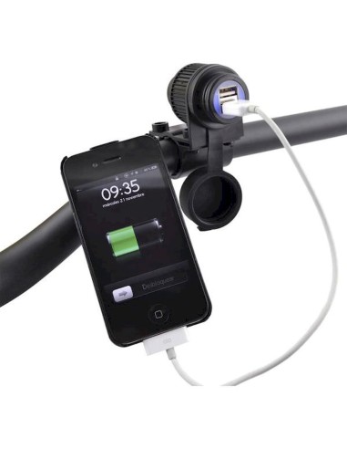 Toma Doble de Corriente Via Usb