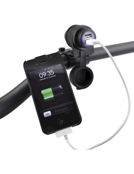 Toma Doble de Corriente Via Usb