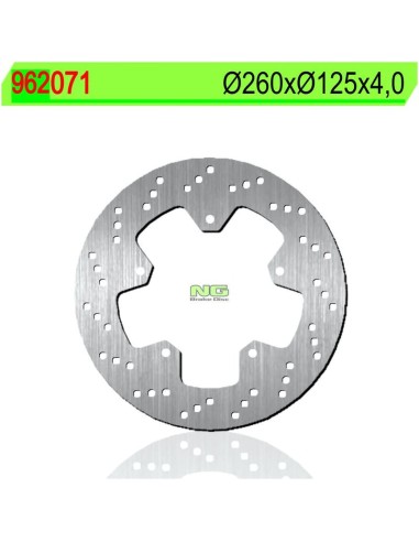 Disco de Freno NG 071 Ø260 x Ø125 x 4 (DIS071)
