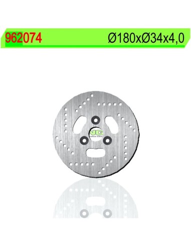 Disco de Freno NG 074 Ø180 x Ø34 x 4 (DIS074)