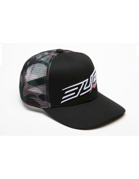 Gorra BUD Racing Dynamic Negra/Camuflaje Talla Unica