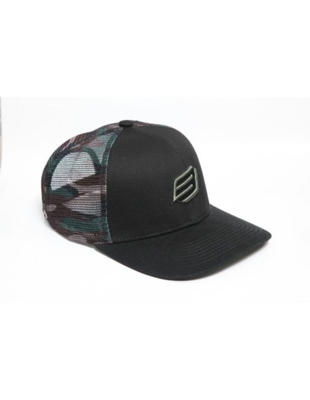 Gorra BUD Racing Icono Pequeño Color Negra/Camuflaje-Talla Unica