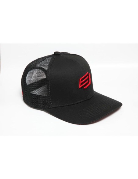 Gorra BUD Racing Icono Pequeño Color Negra/Roja-Talla Unica