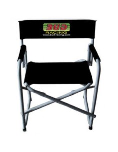 Silla Plegable BUD Racing Negra con Logo BUD