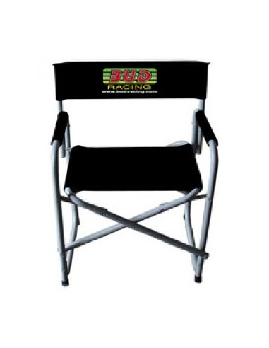 Silla Plegable BUD Racing Negra con Logo BUD