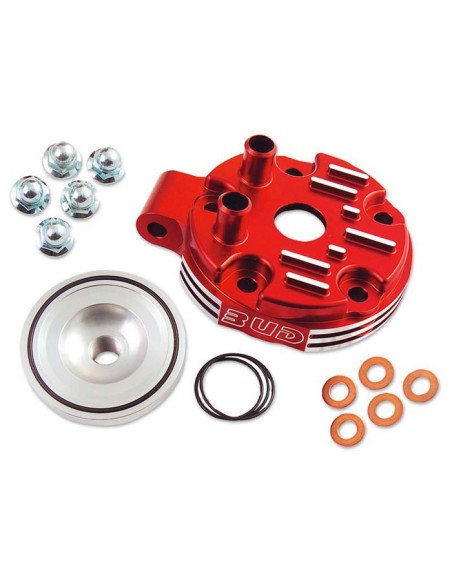Culata Roja BUD 2 Salidas Honda CR 125 2004 (Equivale a CU125CR + Culatín D5)