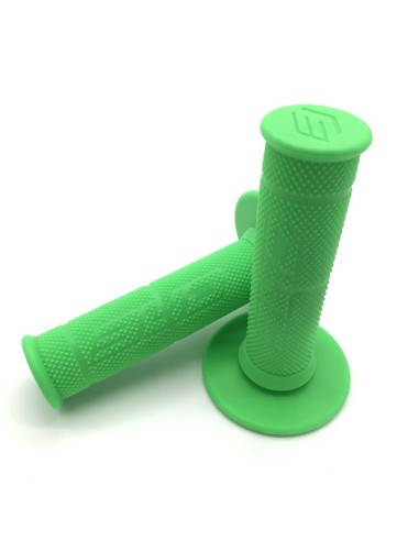 Puños BUD Racing MX Grip Color Verde Fluor