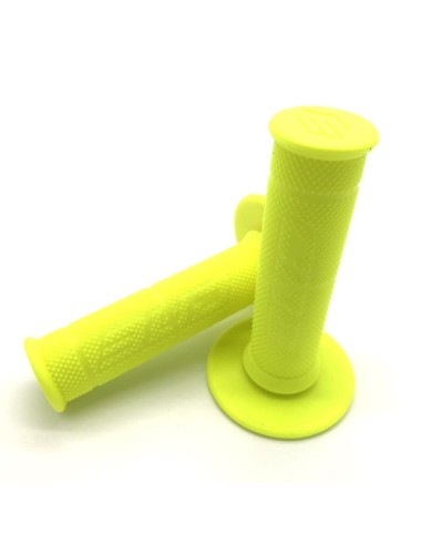 Puños BUD Racing MX Grip Color Amarillo Fluor