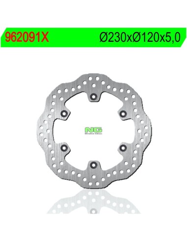 Disco de Freno NG Ondulado 091X Ø230 x Ø120 x 5...