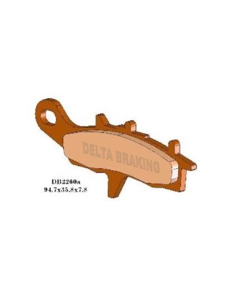 Pastillas de Freno Sinterizadas Delta Kawasaki KX 80/85 1997- (Delant) + Suzuki RM 85 2005-2013 (Delant)