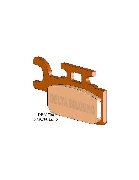 Pastillas de Freno Sinterizadas Delta Kawasaki KX 65 2000-2014 (Delant) + RM 65 2003-2005 (Delant)