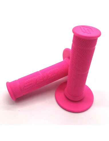 Puños BUD Racing MX Grip Color Rosa Fluor