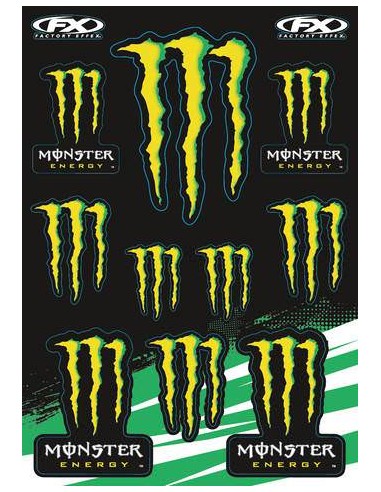 Plancha de Adhesivos Fx Monster