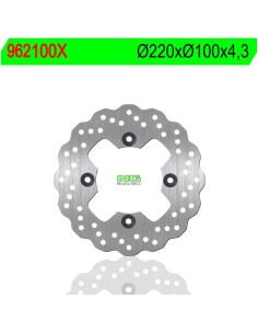 Disco de Freno NG Ondulado 100X Ø220 x Ø100 x 4.25 (DIS100X)