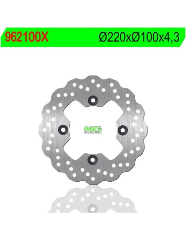 Disco de Freno NG Ondulado 100X Ø220 x Ø100 x...