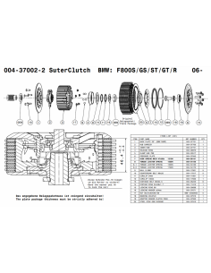 Embrague antirebote Suter BMW F800S/GS/ST/GT/R/F650 Twin... 2