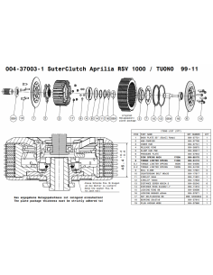 Embrague antirebote Suter Aprilia RSV 1000/TUONO 1000... 2