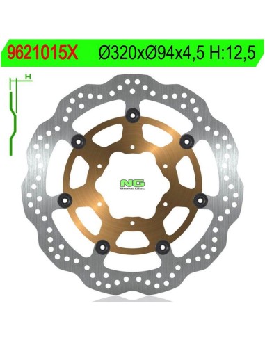 Disco de Freno NG 1015X Ø320 x Ø94 x 4.5...