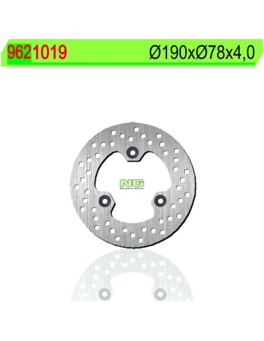 Disco de Freno NG 1019 Ø190 x Ø78 x 4 (DIS1019)
