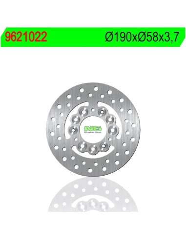 Disco de Freno Multidisco NG 1022 Ø190 x Ø58 x...